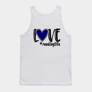 Love Reading Life (blue) Tank Top